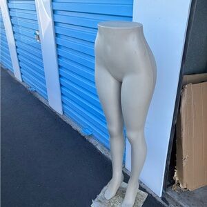 Realistic Beige Mannequin Legs
